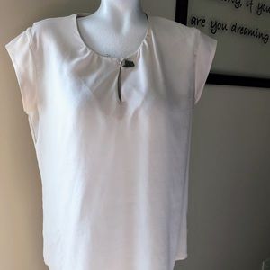 Off White The Limited Clasp Closure Career Blouse